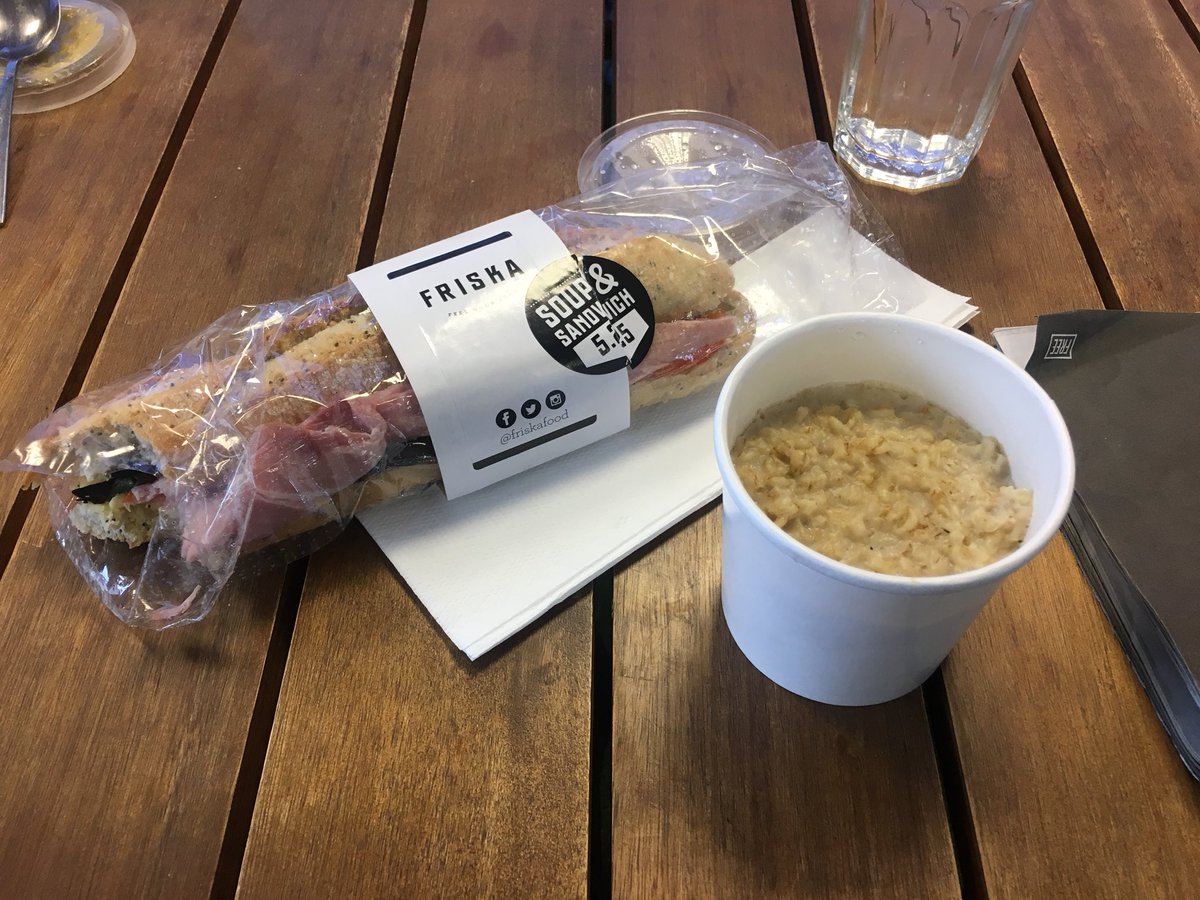 agroGandhi's tweet photo. Was really looking forward to my lunch but oops my Persian soup is actually porridge 😱 @FriskaFood https://t.co/Ovo7lChJJR