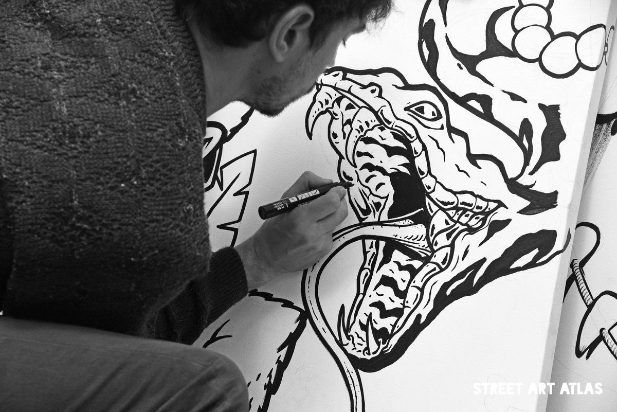 StreetArtAtlas's tweet image. Canvas progress for #gumsandtongue #doingmorelines @CreativeDebuts Ends 9th Jan @thecaptainkris @TonyBoyDrawings @@riffdraw Blog coming soon. #CaptainKris #TonyBoy #TonyRiff #creativedebuts #urbanart #ArtOnCanvas