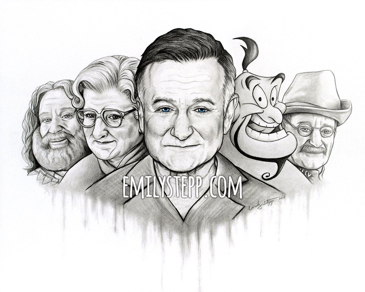 Robin Williams Drawing  Drawing Skill