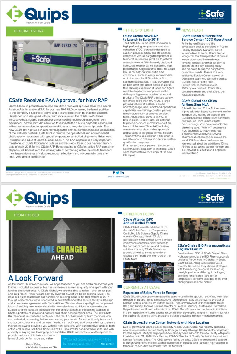 Latest EQUiPs newsletter