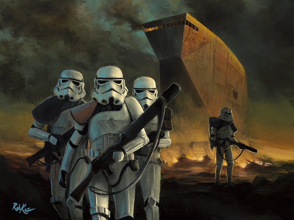 ao5gallery's tweet photo. This is the last weekend of our #StarWars featured exhibition! Come out and see new work from @AcmeArchives and @DisneyFineArt 
#bb8 #phasma #millenniumfalcon #thesearentthedriodsyourelookingfor #rodelgonzalez @RobKazArt https://t.co/8meG9hyZtc