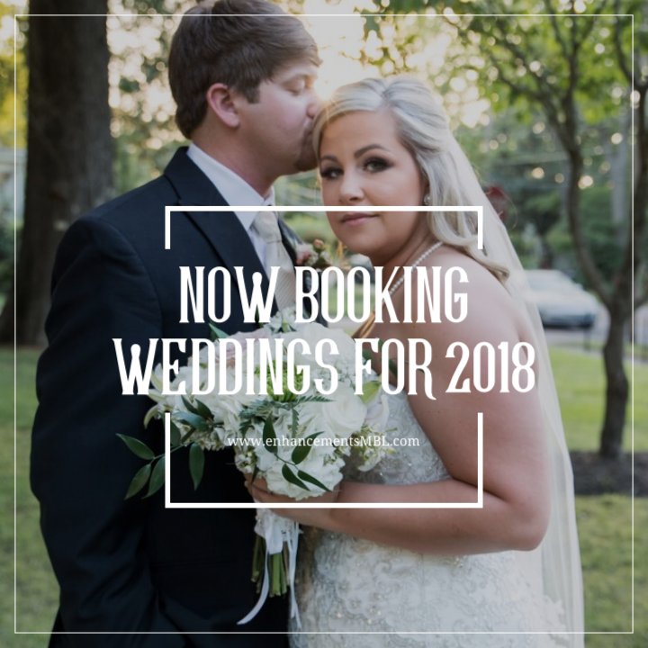 EnhancementsMBL's tweet photo. We are now booking weddings for 2018. To book us for your special day, call us at 662-278-0253 for a consultation. https://t.co/aMQEdP4s8Q