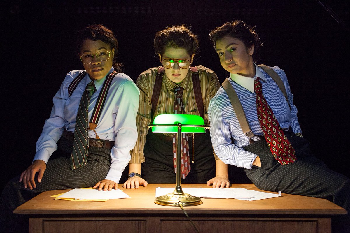 uttad's tweet photo. A true story of false profits, ENRON follows the astounding rise and fall of the Houston-based energy company. Coming to the stage Feb 21-Mar 4 https://t.co/Gj2xhHb2OO #UTENRON #Femron https://t.co/brzBfRXNKA