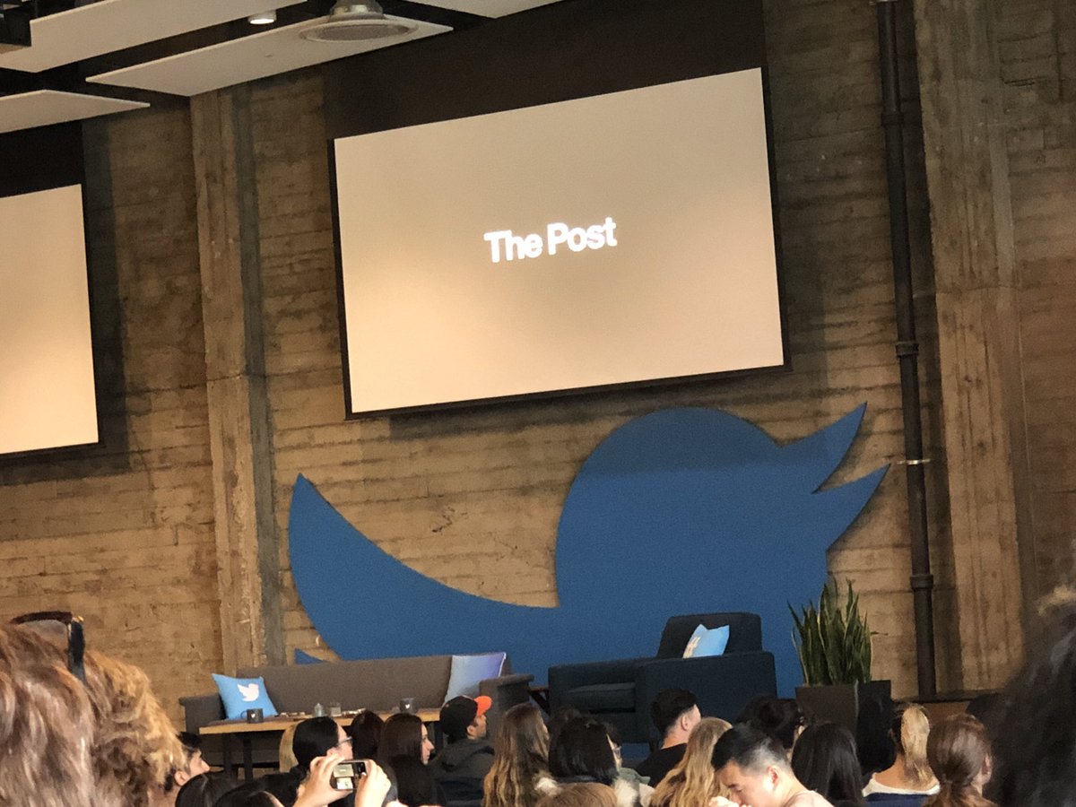Candi's tweet image. Timely conversation @TwitterSF about the #ThePost with @tomhanks +#JoshSinger + @KayMadati