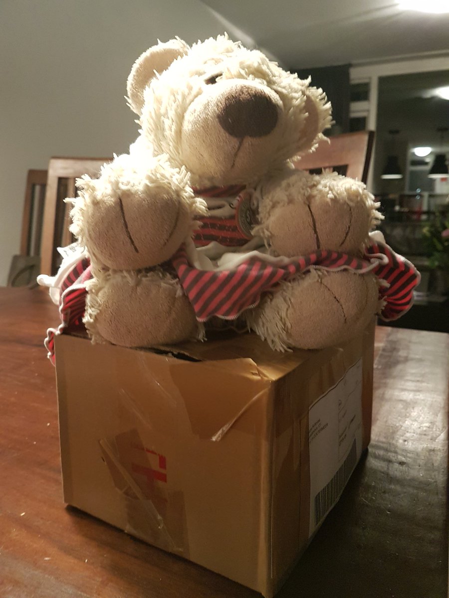 didi040183's tweet photo. @landalnl afgelopen dinsdag thuis gekomen van een weekje vakantie bij rabbit hill. Bij thuiskomst een dochter in paniek omdat ze ijsbeer in het huisje op de bank had laten liggen. Gelukkig dankzij jullie snelle service vandaag ijsbeer weer in haar armen kunnen sluiten. BEDANKT!! https://t.co/mjP0jAf5pr