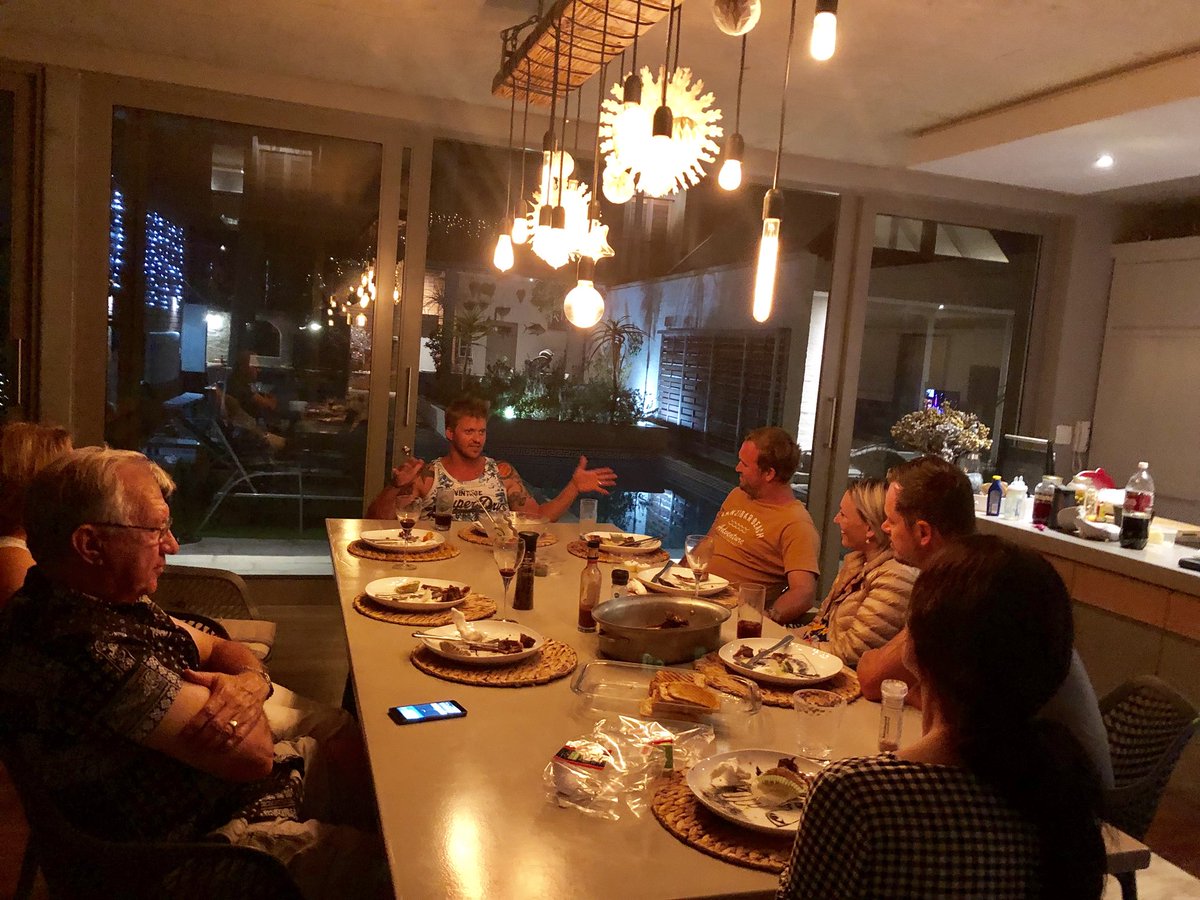 Dinners at the villa #southafricanbeaches #grootbrak #Gardenroute #Golf #family #friends