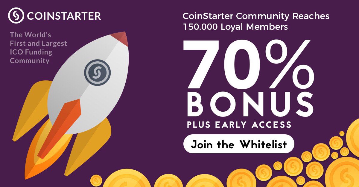 realCoinStarter's tweet photo. 🚀 CoinStarter’s Prepare to Launch GIVEAWAY 🚀 

3 lucky winners will EACH win 3000 CoinStarter tokens to kick off our Pre-Sale in style 🔥 

Rules: Retweet this post AND tag 2 friends! 

Winners will be announced on 5th Jan - 4pm GMT 🎉

https://t.co/fRtxlfVzgH https://t.co/st1mFdLsOT