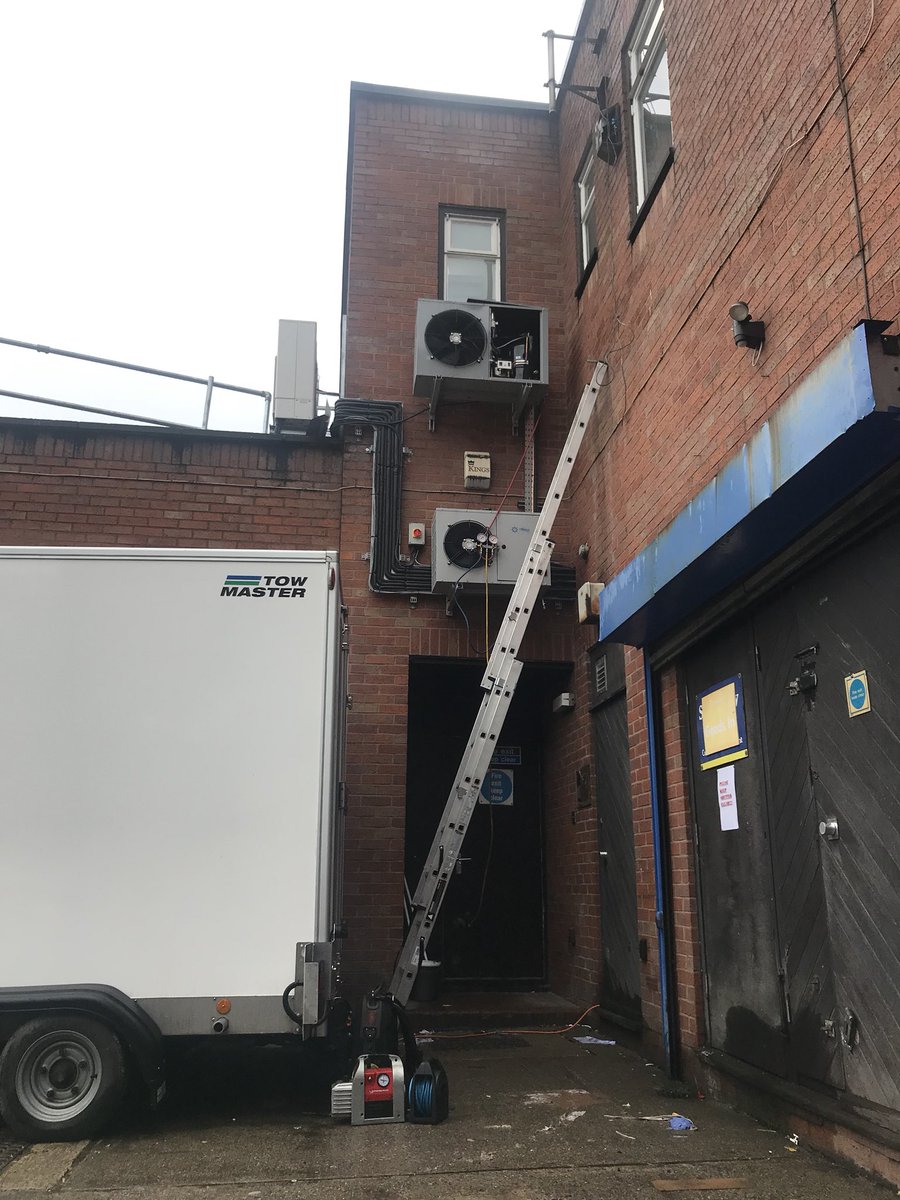 Working in #Bury Today getting this #freezer system backup and running #Refrigeration