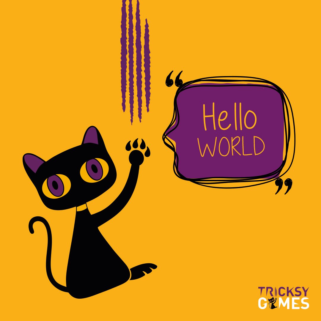 TricksyGames's tweet photo. Hello world! #Tricksy #TricksyGames #MobileGames https://t.co/FmBJU0WDaY