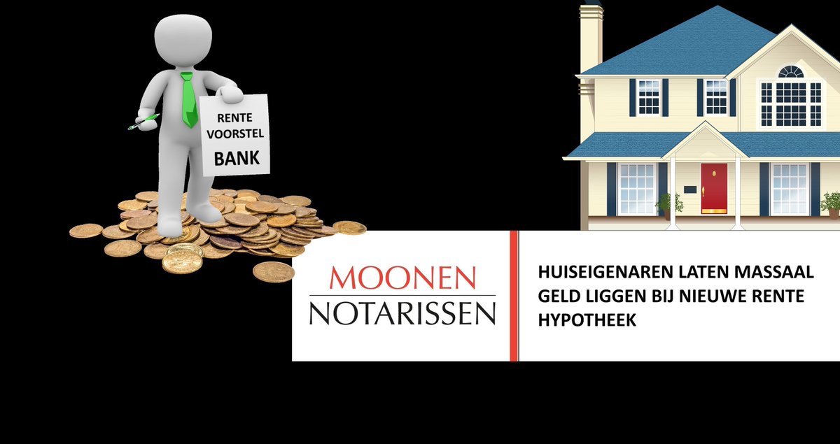 Veel huiseigenaren accepteren klakkeloos het nieuwe #rentevoorstel voor de hypotheek van hun bank. Zij zouden elders waarschijnlijk #goedkoper uit kunnen zijn. Toch ondernemen zij geen enkele actie om op zoek te gaan naar een concurrerende aanbieding. ow.ly/O4jz30hzXzH