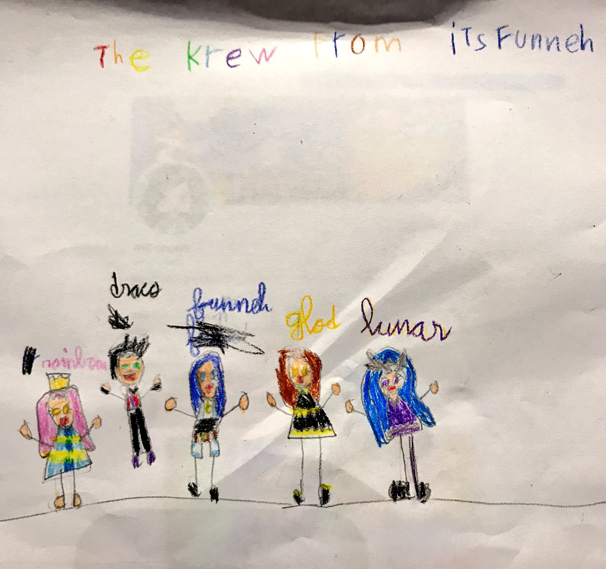 sonyasabrina's tweet photo. Hi @ItsFunneh how do you like my drawing of you and the krew? 😁😻 https://t.co/2o3bWMArCs