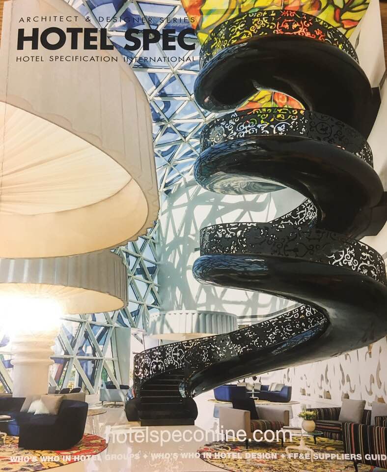 EnaShawContract's tweet photo. Delighted to have the Inside front cover of Hotel Specification International Architect &amp; Designer Series Annual publication. Read about us on page 236 #hotelspecification https://t.co/9HhQ6pVkLV