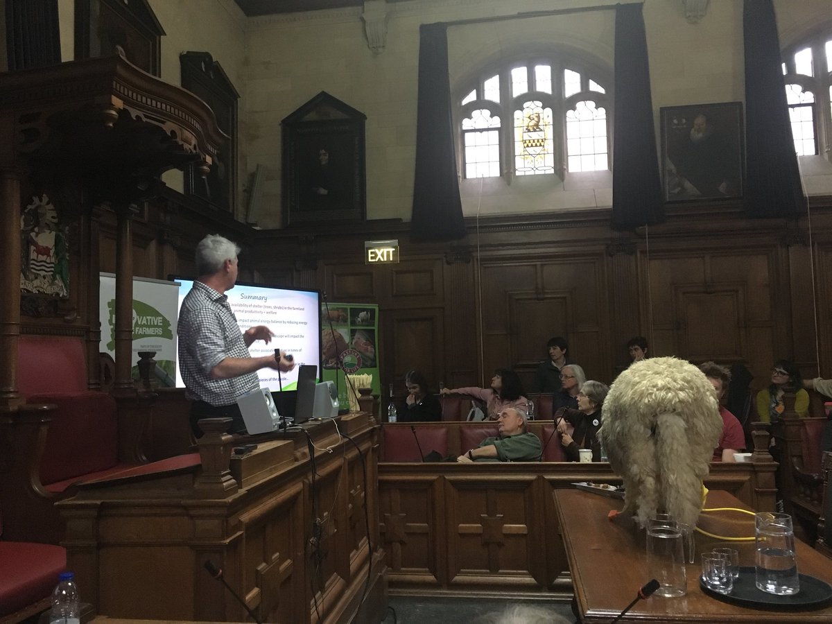 IFarmers's tweet photo. The βe-sheepβ from @BangorUni could help you map micro-climates on your farm, and help plan where planting trees would benefit livestock. #ORFC18 #Agroforestry #Unfortunateangle https://t.co/JJQ4NNCxKJ