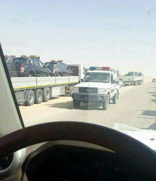 Ben_ataf's tweet photo. 300 شاحنه محملة مدرعات وأطقم وسيارات خاصة بالأمن دعم من السعودية لمحافظة #المهرة. 
شاخوف يافع https://t.co/PJ5RWTGncx