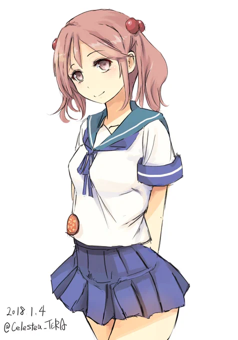 #艦これ版深夜の真剣お絵描き60分一本勝負
#艦これ版真剣お絵描き60分一本勝負_20180104
漣
何ですか?ご・主・人・サ・マ

すいません、90分です。 
