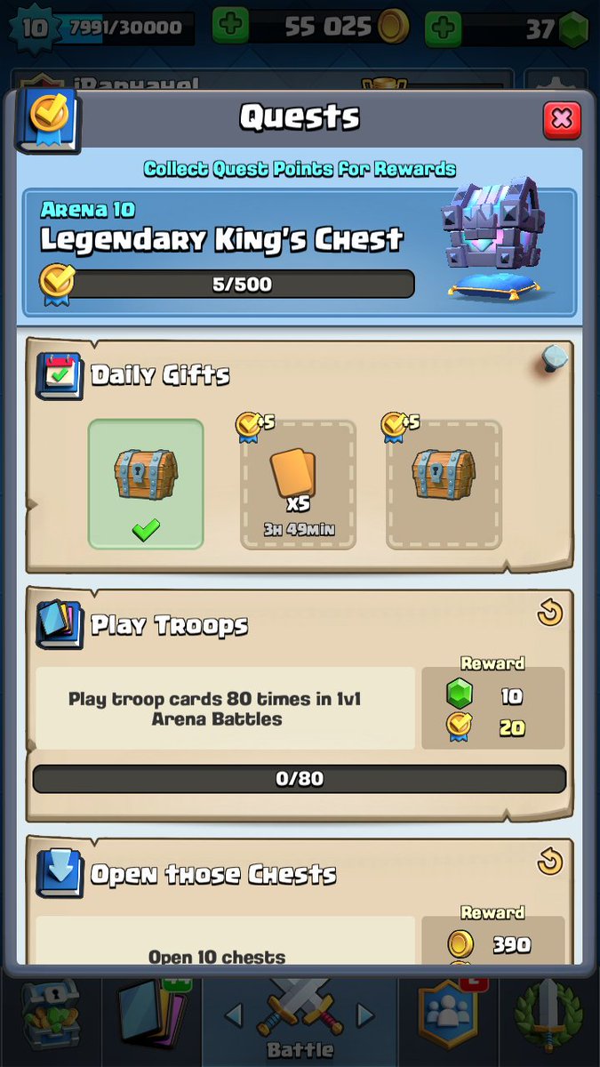 AMatresu's tweet photo. Go with a legendary card
#ClashRoyale https://t.co/cbvcsCPUYp