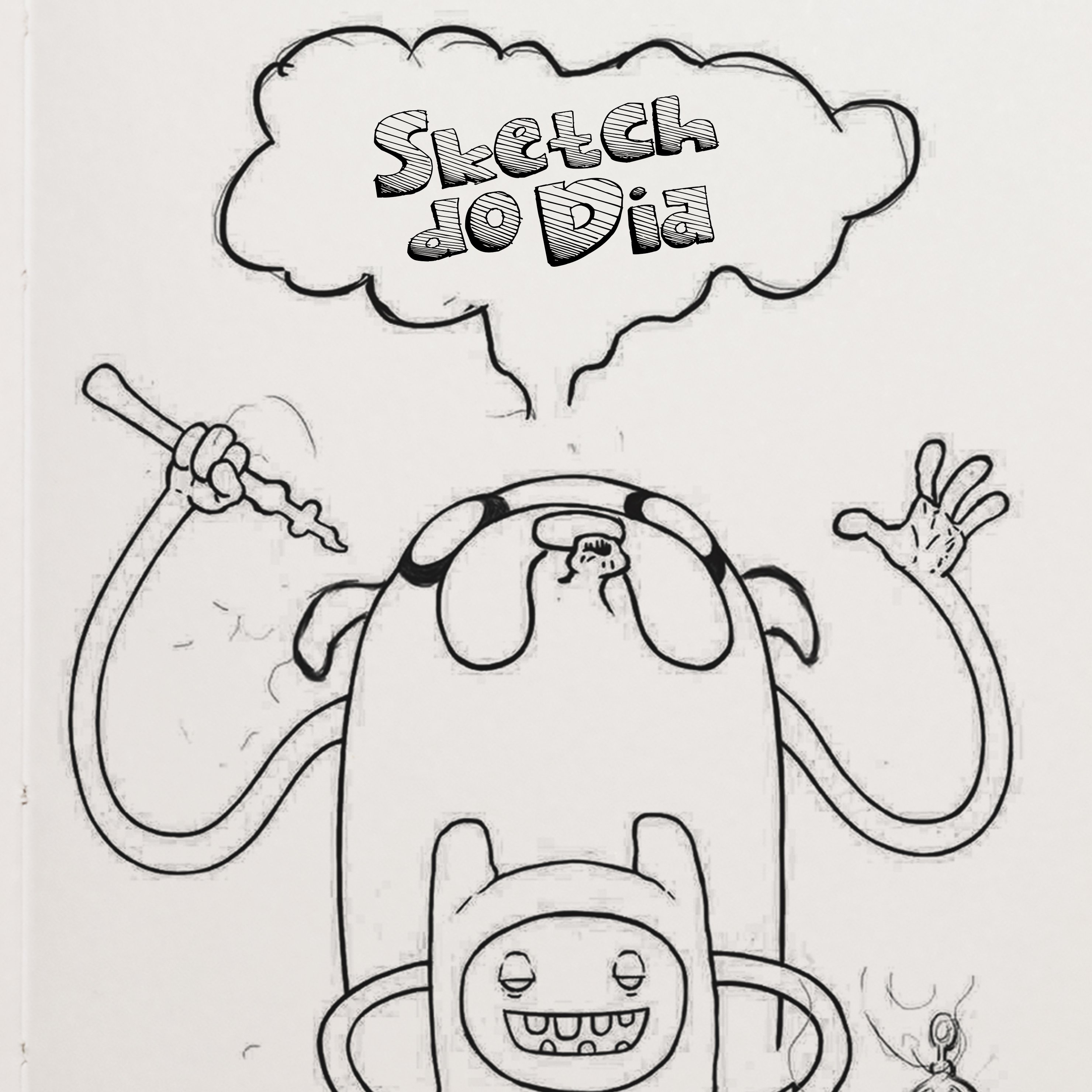 adventure time finn and jake drawings