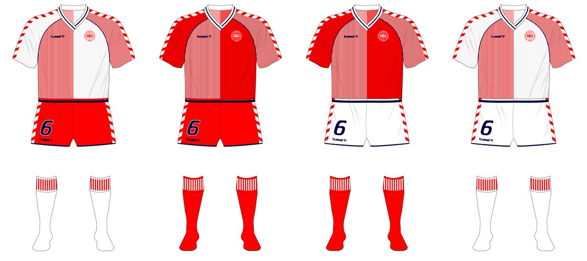 denmark 1986 world cup shirt