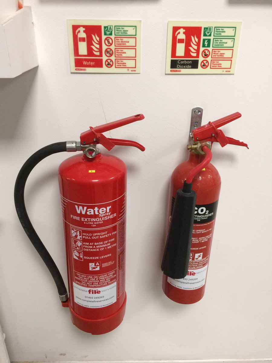 Urgent install for a customer today in #GreatYarmouth #Norfolk Carried out a #FreeSiteSurvey, Quote &amp; install within 48hrs! #FireExtinguisher #FireSafety