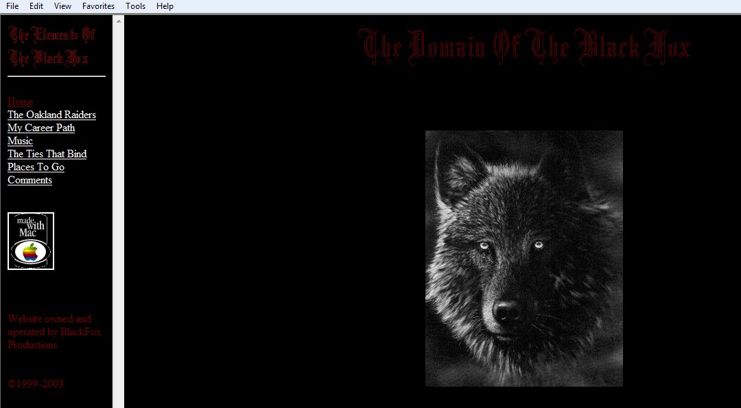 BlackFoxRaider's tweet photo. Once I got past all the free internet porn, I ran a couple of my own sites. #DomainOfTheBlackFox #BlackFoxRaidersDomain https://t.co/hktaAmI9cQ