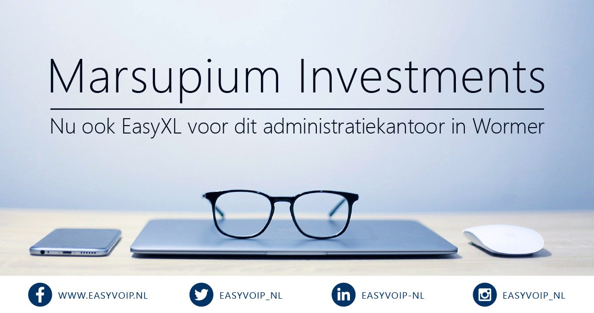 Afgelopen week hebben we weer een mooie oplevering gedaan bij St. Administratiekantoor Marsupium! Zij zijn vanaf nu altijd up-to-date met hun nieuwe EasyXL omgeving. Deze voorziet hen van de nieuwste functionaliteiten, waardoor zij veilig, flexibel en gemakkelijk te werk kunnen.