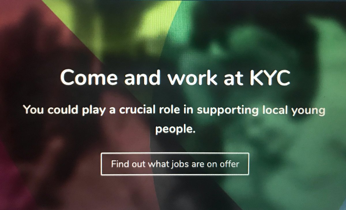 Pls RT: Just 1 day left to submit your application to become KYC’s new Head of Youth Services or Fundraiser. You have until 5pm tomorrow - DON’T MISS OUT! knightsyouthcentre.org.uk/jobs/