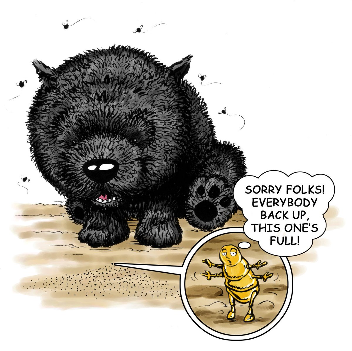 hackmanthedog's tweet photo. Itching for the weekend!!
#fleabag #itchydog #thursdaythoughts #hurryupfriday #instadog #instapet #ratso #terrier #gooddog #goodboy #waggytail #comic #comicart #illustration #art https://t.co/j9cMmovLEV