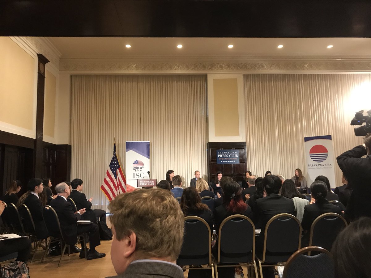 SasakawaUSA's tweet photo. Taking a break! Stay tuned for a panel on Challenges in the Workplace. #ISCTrilat https://t.co/EuQMSXN2ET https://t.co/QNBHuAhCxF