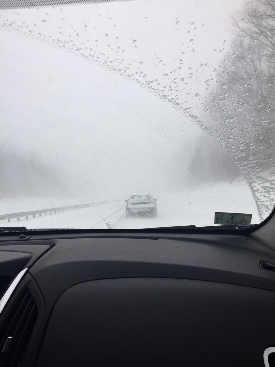 meag_t's tweet photo. Some say crazy, I say adventure!  En route to #Mohegan to see @JonTLangston #noreaster #ctbound #matoct #snowedin #almostthere🙏🏼 https://t.co/RYDzVHLKEn