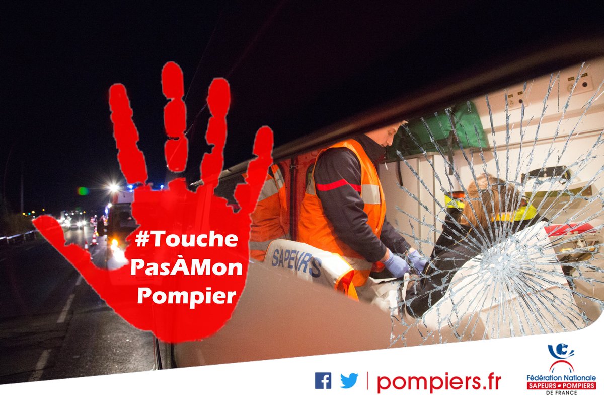PompiersFR's tweet photo. #TouchePasÀMonPompier ❌📢Comme nos camarades de la @Gendarmerie et de la @PoliceNationale, plusieurs équipes de @PompiersFR ont a nouveau été agressées durant les #fêtes de fin d'année. Ceux qui protègent et secourent ne doivent pas être des cibles !

ℹ https://t.co/cyoU6Ms6ES https://t.co/fdaZs0D5v2