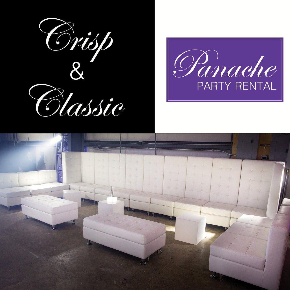 PanacheEventsFL's tweet photo. Modular-white leather furniture and bars are true design chameleons. Mix, match and light up with flair... these beauties are a compliment to any soirée! https://t.co/hXmc0fQId5 & https://t.co/RJJrKmo01Y #PanacheEvents #EventswithPanache https://t.co/uCs98Reahb