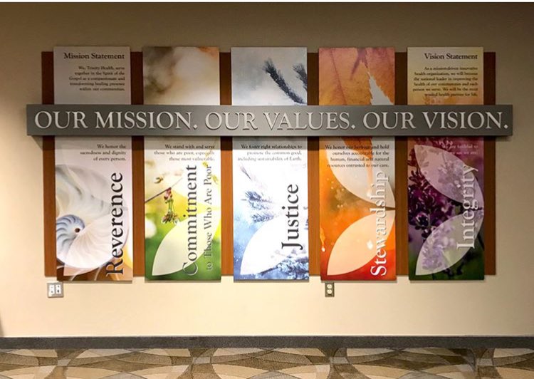 SLWSIGNPRO's tweet image. Project for Aesthetics Inc. Hospital mission display. Just installed great start 2018. #slwsignpro #display
