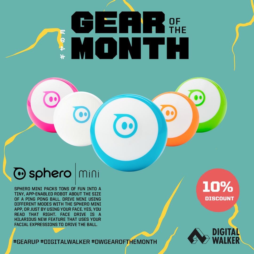 digitalwalkerPH's tweet image. GEAR OF THE MONTH: Introducing the Sphero Mini! 
App-enabled robot, mini in size but packed with entertainment.

Get this starting today at 10% OFF until end of month.

#DWGearoftheMonth #DigitalWalker #GearUp