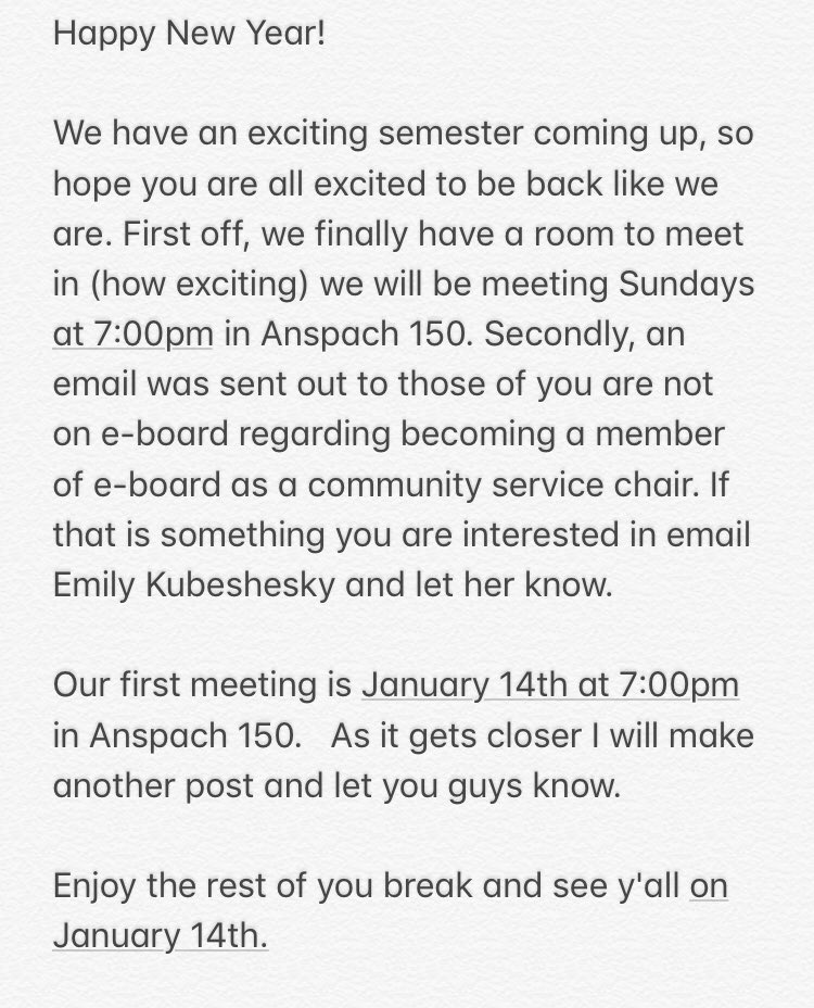 smeacmu's tweet photo. Spring semester 2018 https://t.co/QDV6ROaFSC