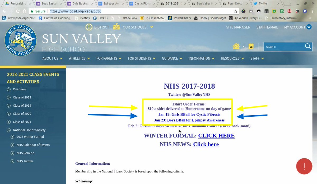NHSSunValley's tweet photo. Jan 19 @ 7:15 vs Christian Academy, support SV Girls Basket Ball AND Cystic Fibrosis Research.  Buy a shirt, wear it to the game. Money goes to help those with CF.  Orders and $ for shirts due Jan 9!  https://t.co/aE2ER2Go15 https://t.co/3ZBB6OfvDZ
