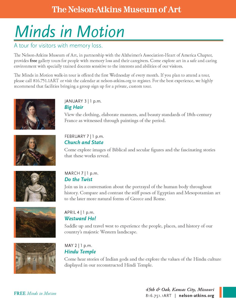 Did you know that <a href="/nelson_atkins/">Nelson-Atkins Museum of Art</a> offers free gallery tours for people with memory loss and their caregivers?

View the full year's schedule: docs.wixstatic.com/ugd/74bf08_ec7…