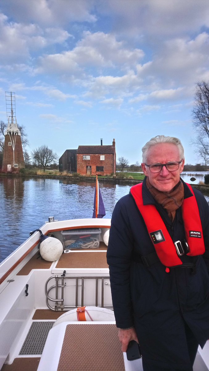 jp_broads's tweet photo. A great afternoon out with @normanlamb showing him practical work carried out by the @BroadsAuthority. Water levels still very high. https://t.co/QuEIarAWW0