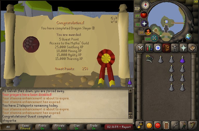 shaperka's tweet photo. We done. WAS FREAKING AMAZING, BEST QUEST YET!!! #DragonSlayerII https://t.co/rmzzJ1vt0T