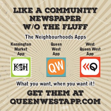 Amazing in #QueenWest,  we are able to find #Local #SpecialOffers and new #Events.  What we find is published into the #MobileApps so our audience can easily find what is happening.  Keep letting us know!!  And THANKYOU !  <a href="/WestQueenWest/">WQW</a> <a href="/KensingtonMkt/">Kensington Market</a>