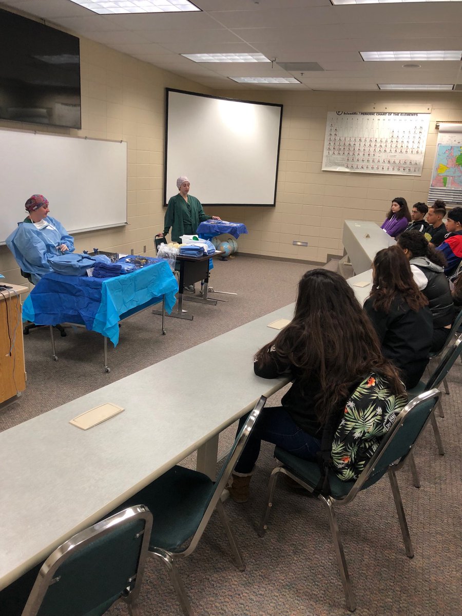 Surgery tech seminar for career day.