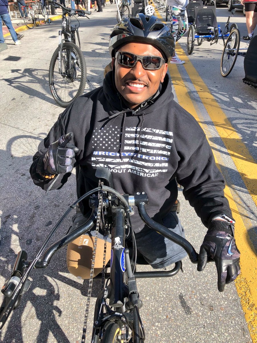 MiamiDade_SO's tweet photo. And they’re off! #MDPD joining several agencies this morning for the annual @WWP bike ride. The ride is a unique opportunity for wounded service members &amp; veterans to use cycling &amp; camaraderie to overcome physical, mental/emotional wounds. Look at Major Carter GO! 🙌 #SoliderRide https://t.co/SM6DSd5Ofp