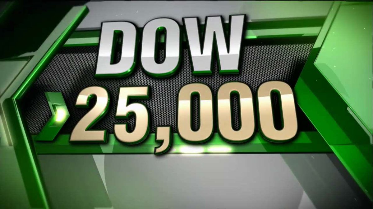 Dow Jones crack 25,000 - Nasdaq 7,000 - Democrats sad