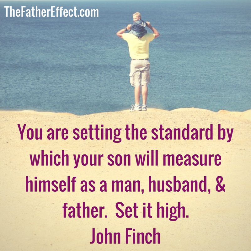johnpfinch's tweet photo. You are setting the standard by which your son will measure himself as a man, husband, &amp; father. Set it high. @johnpfinch  #TheFatherEffect https://t.co/FtXpG73njs https://t.co/9FSRzRnZ6w