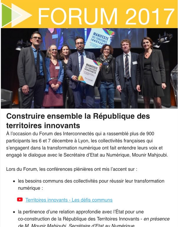 Aurelia_Orus's tweet photo. Le mois dernier, @mounir annonçait au forum des @INTERCOnnectes à @villedelyon sa volonté de déployer le très haut débit pour tous en 2022". En effet, le numérique c'est aussi l'inclusion !  #FDI2017 #CGICitoyen #InnovationPublique #villedelyon #rhone  1/3 https://t.co/ATHBTXt69d