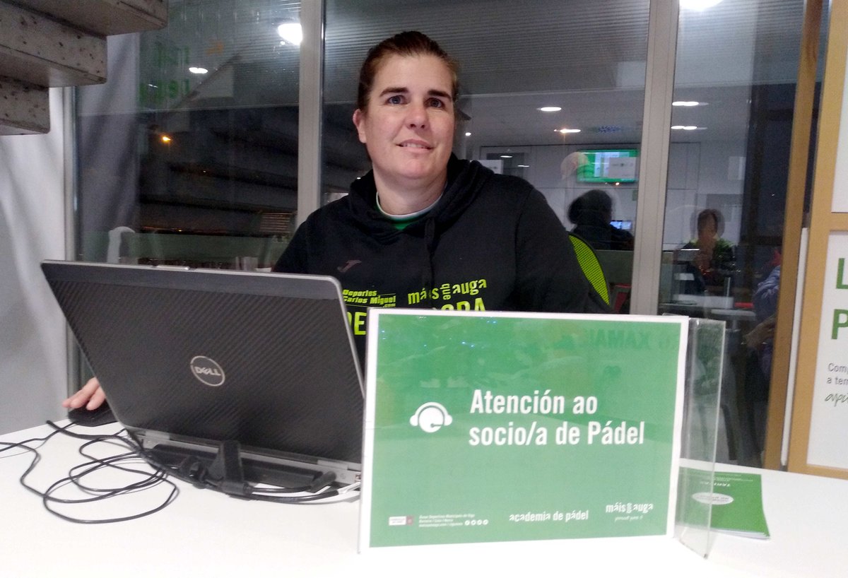 maisqueauga's tweet photo. Dende  o 1 de xaneiro aumentamos as xestións do posto de dinamización de pádel nos centros de Barreiro e Navia. Agora podes reservar ou anular pistas, tramitar altas e baixas dos cursos, bonos e abonos de pádel #AcademiadePadel https://t.co/NM2DWgYTH5