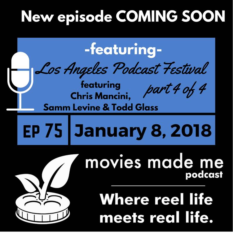 moviesmademepod's tweet photo. Get ready for episode 75, the last from the 2017 @lapodfest! Coming this Monday! #moviesmademe #podcast #newepisode #comingsoon #lapodfest #chrismancini #comedyfilmnerds #sammlevine #freaksandgeeks #kevinpollakschatshow #toddglass #toddglassshow https://t.co/PqyVzHgVM4