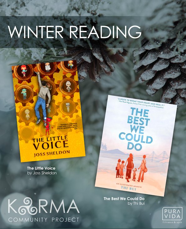#WinterReading at #PuraVidaClub. Books available for purchase in the 2nd floor retail area.