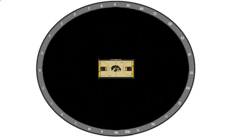 Hawkeye Arena Seating Chart