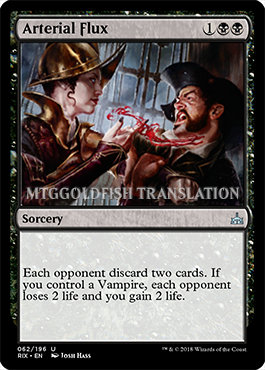 MTGGoldfish's tweet photo. Multiplayer Mind Rot, gets an upgrade in Vampire decks. More #MTGRIX spoilers at https://t.co/c6ytfLpiHc. https://t.co/Px9h0EVXwE