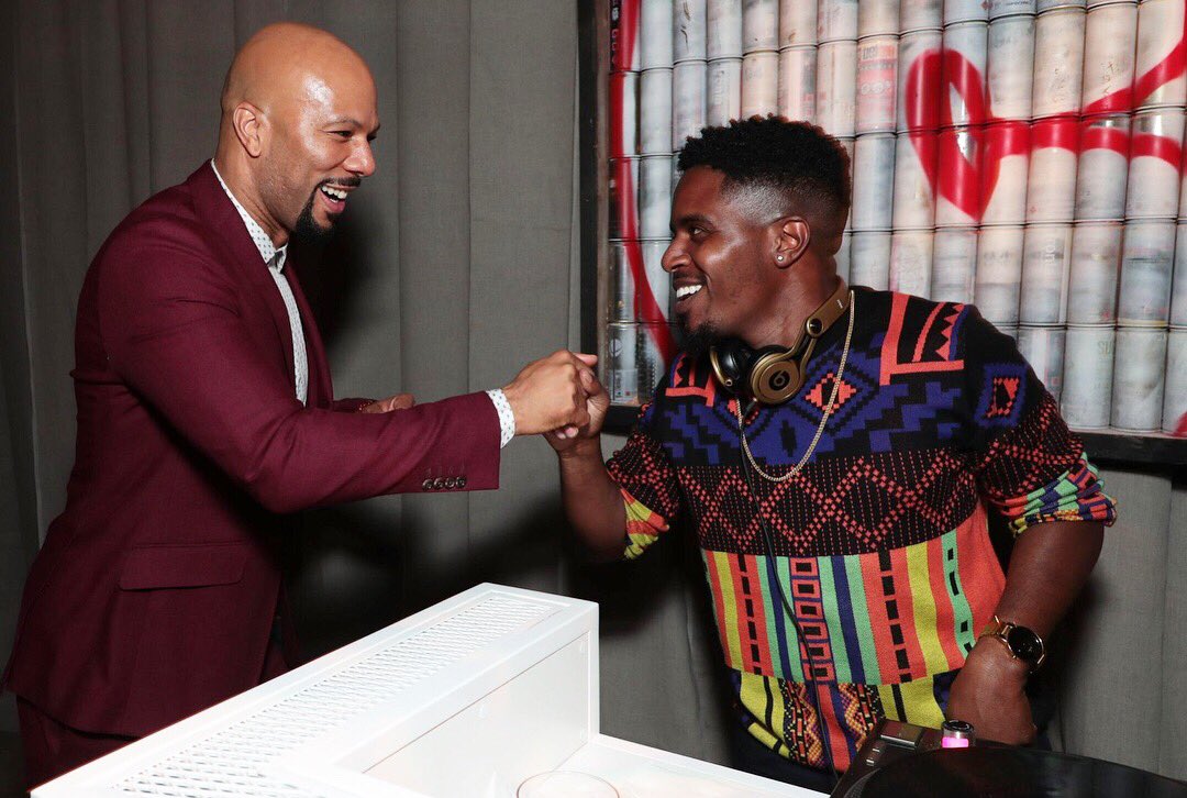 I DJd “The Chi” Premiere party last night, and Common ran up to me HYPE as soon as I dropped “Po Pimpin!”